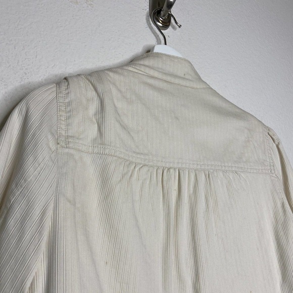 GAP Fleece Lined Bomber Utility Cream Jacket M - Picture 8 of 12